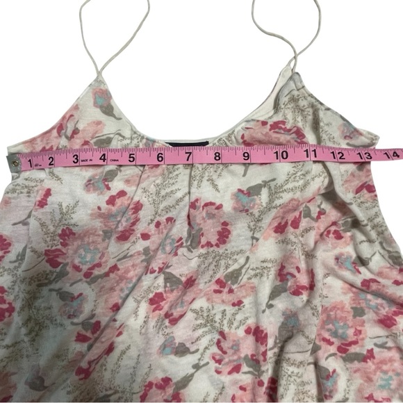 American Eagle Outfitters Pink and Cream Floral Camisole - Picture 9 of 10